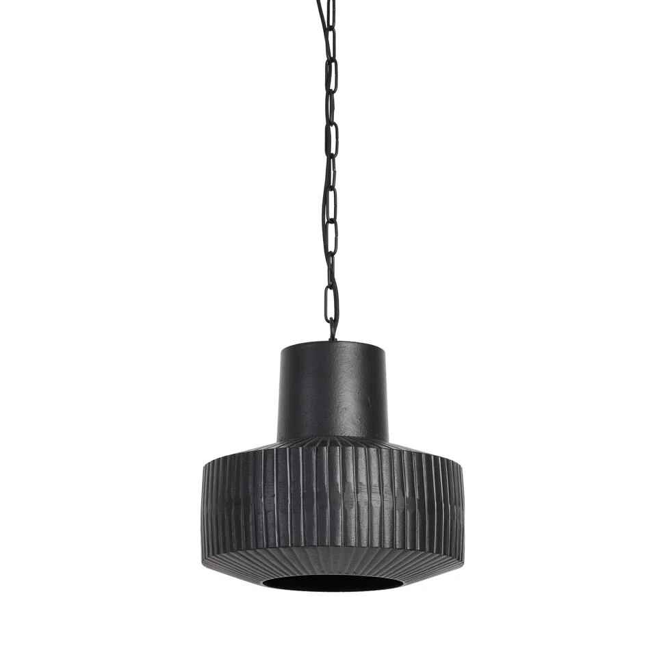 Light & Living - Hanglamp Demsey - 30x30x30 - Zwart 1 Light & Living - Hanglamp Demsey - 30x30x30 - Zwart