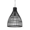 Light & Living - Hanglamp Puerto - 40x40x51 - Zwart