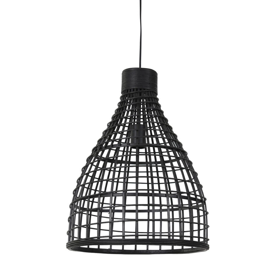 Light & Living - Hanglamp Puerto - 40x40x51 - Zwart 1 Light & Living - Hanglamp Puerto - 40x40x51 - Zwart