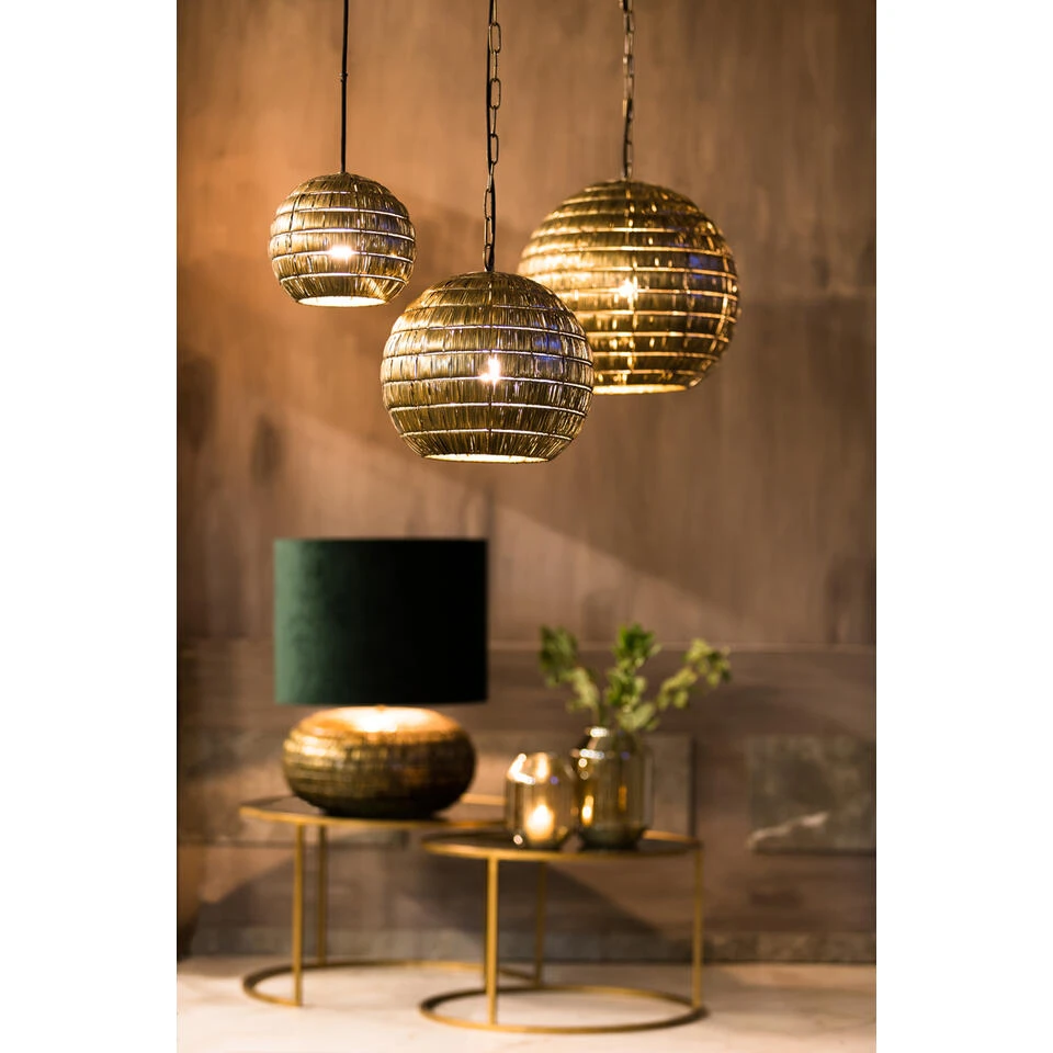 Light & Living - Hanglamp Kymora - 55x55x56 - Brons 2 Light & Living - Hanglamp Kymora - 55x55x56 - Brons - Afbeelding 2