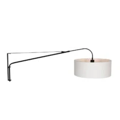 Steinhauer Wandlamp Elegenant - 1 Lichts - 120x56 Cm - Zwart