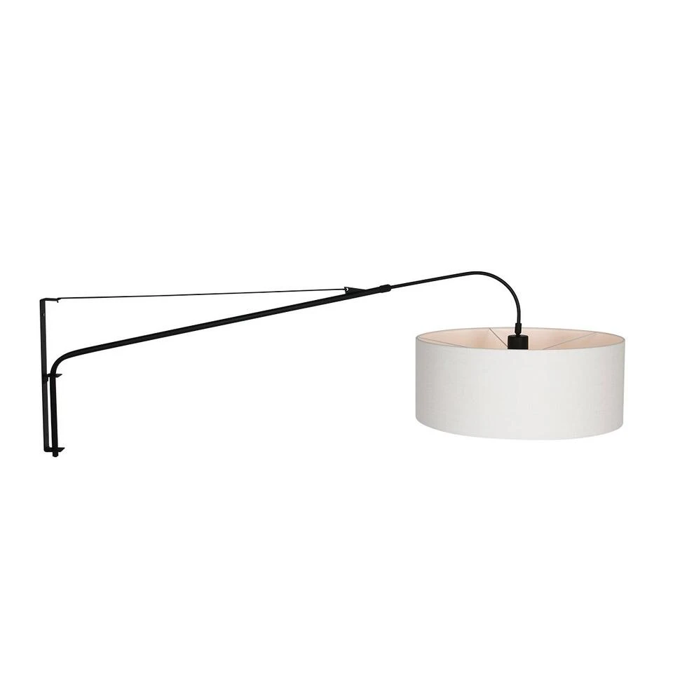 Steinhauer Wandlamp Elegenant - 1 Lichts - 120x56 Cm - Zwart 1 Steinhauer Wandlamp Elegenant - 1 Lichts - 120x56 Cm - Zwart