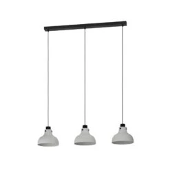 EGLO Matlock Hanglamp - E27 - 90 Cm - Grijs/Zwart - Staal