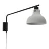 EGLO Matlock Wandlamp - E27 - 25 Cm - Grijs/Zwart - Staal