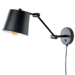 Puur Ystad Wandlamp - Metaal - Zwart