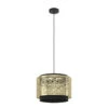 EGLO Sandbach Hanglamp - E27 - Ø 42 Cm - Zwart/Goud - Staal
