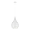 EGLO Razoni 1 Hanglamp - E27 - Ø 42,5 Cm - Wit - Staal/Glas