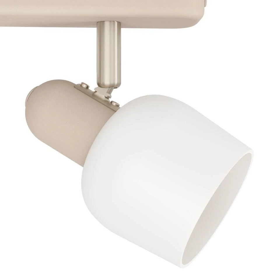 EGLO Corato Spot - E14 - 52 Cm - Wit/Beige - Staal/Glas 2 EGLO Corato Spot - E14 - 52 Cm - Wit/Beige - Staal/Glas - Afbeelding 2
