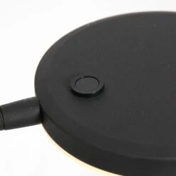 Mexlite Vloerlamp Platu - 1 Lichts - 64x132 Cm - Zwart -Leen Bakker 1000095209 0102