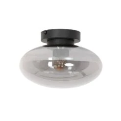 Steinhauer Plafondlamp Reflexion - 1 Lichts - 25x17 Cm - Zwart -Leen Bakker 1000095216 0102