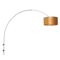 Steinhauer Wandlamp Sparkled - 1 Lichts - 130-175x145 Cm - Staal