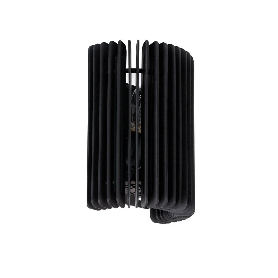 Blij Design Wandlamp Edge - 1 Lichts - 11 X27 Cm - Zwart 1 Blij Design Wandlamp Edge - 1 Lichts - 11 X27 Cm - Zwart