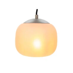 EGLO Cominio Hanglamp - E27 - Ø 18,5 Cm - Zandkleurig/Taupe - Glas