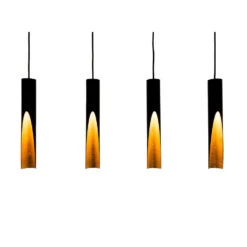 EGLO Barbotto Hanglamp - GU10 - Zwart, Goud