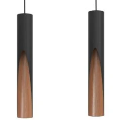 EGLO BARBOTTO Hanglamp - GU10 - Zwart, Bruin -Leen Bakker 1000096111 0102