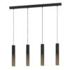 EGLO BARBOTTO Hanglamp - GU10 - Zwart, Bruin