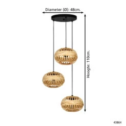 EGLO AMSFIELD 1 Hanglamp - E27 - Zwart -Leen Bakker 1000096114 0103