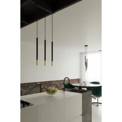 Sollux Hanglamp Mozaica - 3 Lichts - 20 X90 Cm - Zwart Goud 6 Sollux Hanglamp Mozaica - 3 Lichts - 20 X90 Cm - Zwart Goud -Leen Bakker 1000098967 0102