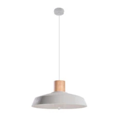 Sollux Hanglamp Afra - 1 Lichts - 40 X115 Cm - Grijs