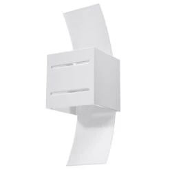 Sollux Wandlamp Loreto - 1 Lichts - 12 X30 Cm - Wit