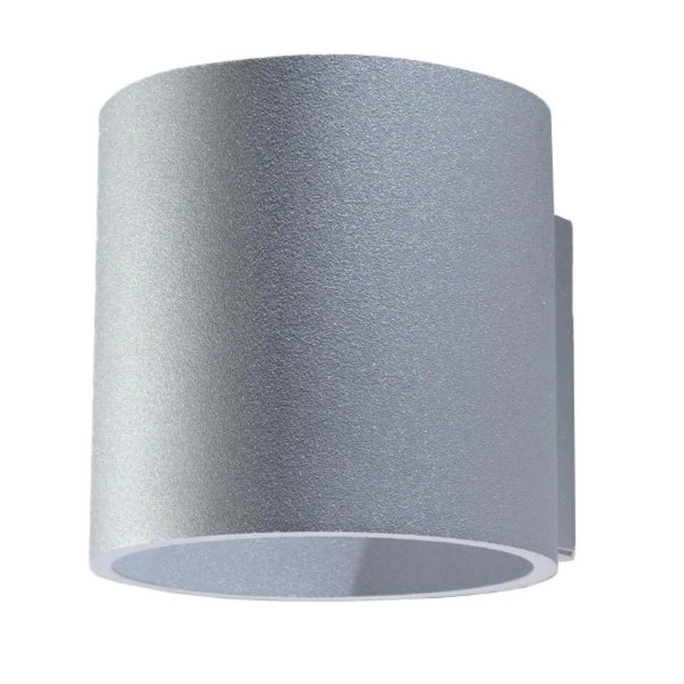 Sollux Wandlamp Orbis - 1 Lichts - 12 X10 Cm - Grijs 1 Sollux Wandlamp Orbis - 1 Lichts - 12 X10 Cm - Grijs