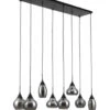 Hoyz Collection - Hanglamp - 8-lichts - 120x30x120 - Bruin