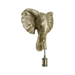 Wandlamp Elephant - Goud - 35x13x36cm