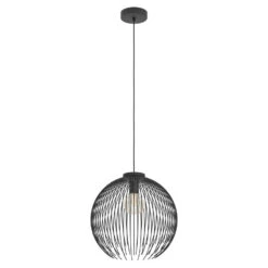 EGLO Venezuela Hanglamp - E27 - Ø 40 Cm - Zwart