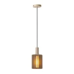 Lucide LAMBRES Hanglamp - Taupe