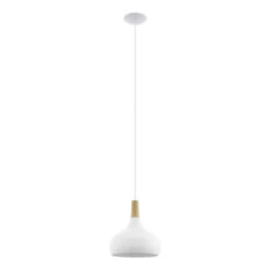 EGLOSabinarHanglamp-E27-Ø28cm-Wit/Bruin