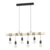 EGLOTownshendHanglamp-E27-100cm-Zwart/Bruin