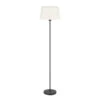 EGLO Febres Staande Lamp - E27 - Teddy Stof - Zwart/Wit