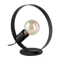 EGLO Frijolas Tafellamp - E27 - Staal - Zwart