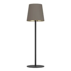 EGLO Fiorana Tafellamp - E14 - 53 Cm - Zwart/Cappucino/Goud