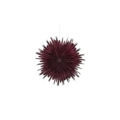 Svea - Kyoto Ster Hanglamp - ø 60 Cm - Donkerrrood