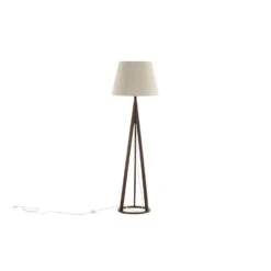 Svea - Nala Vloerlamp - 160 Cm - Linnen - Espresso