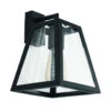 EGLO Amesbury 1 Wandlamp - E27 - Glas - Zwart
