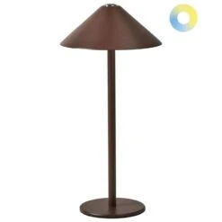 FRANCOLI - Tafellamp - Bruin - Aluminium