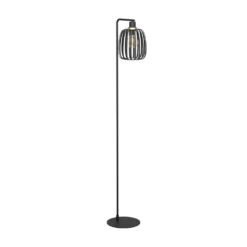 EGLO Pocicas Vloerlamp - E27 - 151 Cm - Zwart/Goud