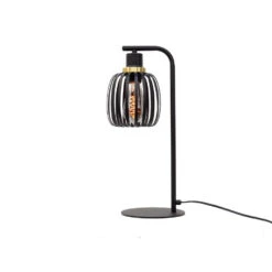 EGLO Pocicas Tafellamp - E27 - 50 Cm - Zwart/Goud