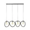 Hoyz Collection - Hanglamp Pebble 4 Lichts - Artic Zwart