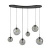 Hoyz Collection - Hanglamp Stellar Black 6-lichts - Artic Zwart