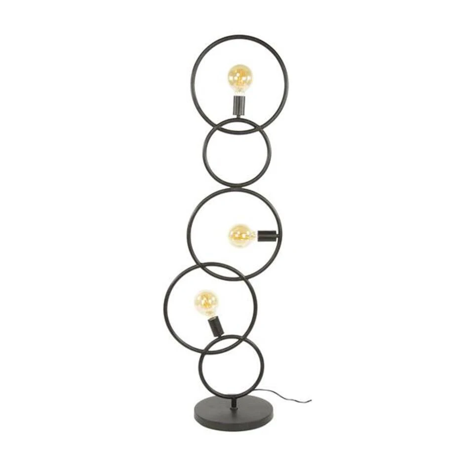 Hoyz Collection - Vloerlamp Loop 3-lichts - Artic Zwart 1 Hoyz Collection - Vloerlamp Loop 3-lichts - Artic Zwart