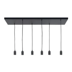 Highlight Plafondplaat - 6 Lichts - L 100 X B 35 Cm - Met Snoer En Fittingen