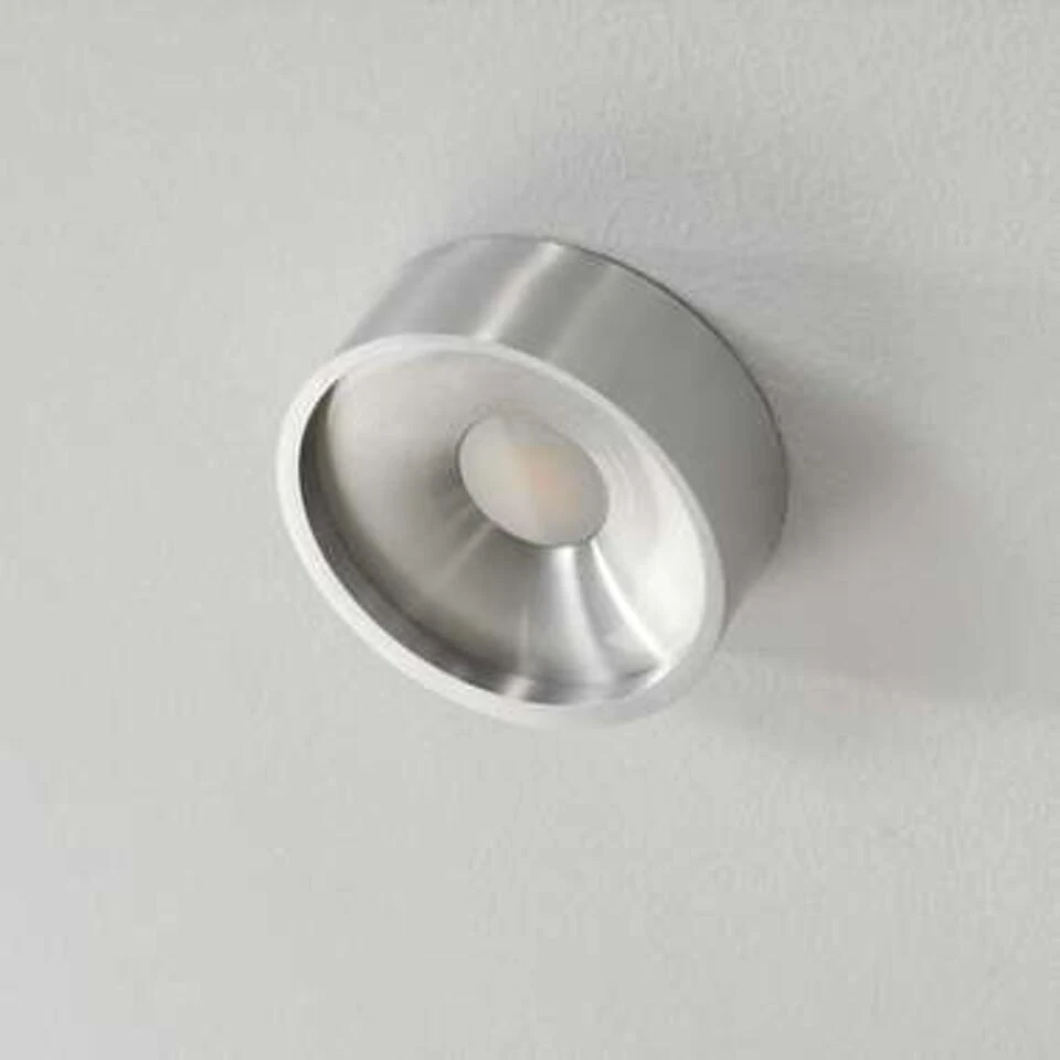 Artdelight Plafondlamp Orlando - Ø 14 Cm - Aluminium 4 Artdelight Plafondlamp Orlando - Ø 14 Cm - Aluminium - Afbeelding 4