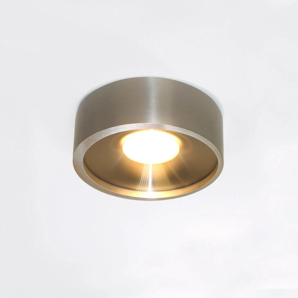 Artdelight Plafondlamp Orlando - Ø 14 Cm - Aluminium 1 Artdelight Plafondlamp Orlando - Ø 14 Cm - Aluminium