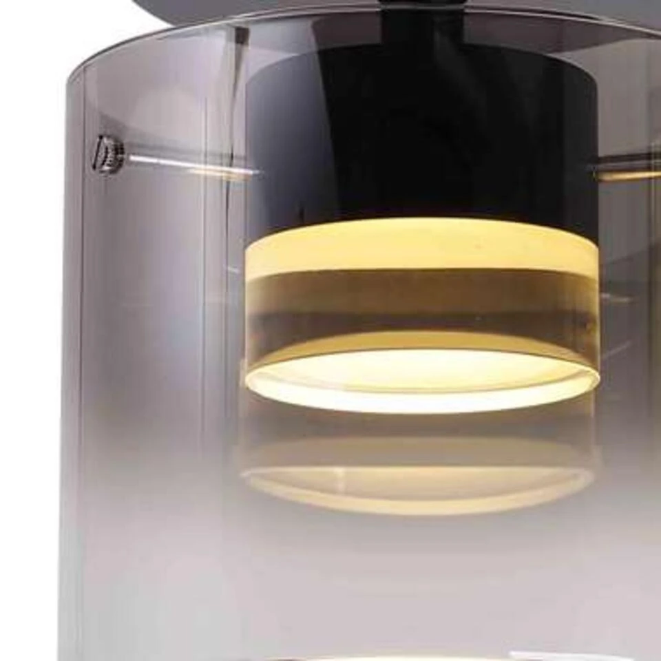 Highlight Plafondlamp Salerno - 3 Lichts - Ø 40 Cm - Zwart 3 Highlight Plafondlamp Salerno - 3 Lichts - Ø 40 Cm - Zwart - Afbeelding 3