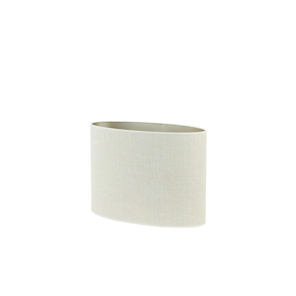 Lampenkap Ovaal Saverna - Eiwit - 30x15x25cm 3 Lampenkap Ovaal Saverna - Eiwit - 30x15x25cm - Afbeelding 3