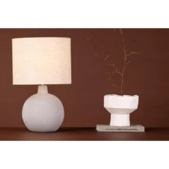 Svea - Sora Ronde Tafellamp - Grijs 8 Svea - Sora Ronde Tafellamp - Grijs -Leen Bakker 14ce9e68c09245af8b61a283079f1b34