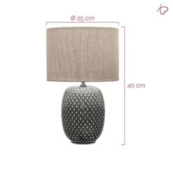 Pauleen Pretty Classy Tafellamp - E27 - Grijs/Zand 12 Pauleen Pretty Classy Tafellamp - E27 - Grijs/Zand -Leen Bakker 14d228d14cff490a8b9583f102861c22